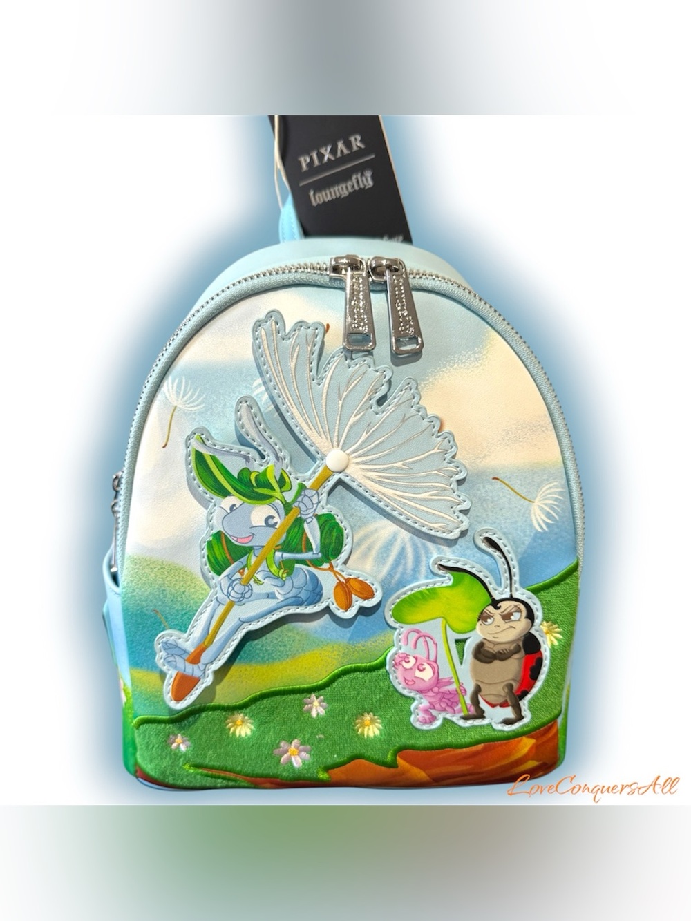 Loungefly Disney Pixar A Bug's Life Flik Flying Mini Backpack